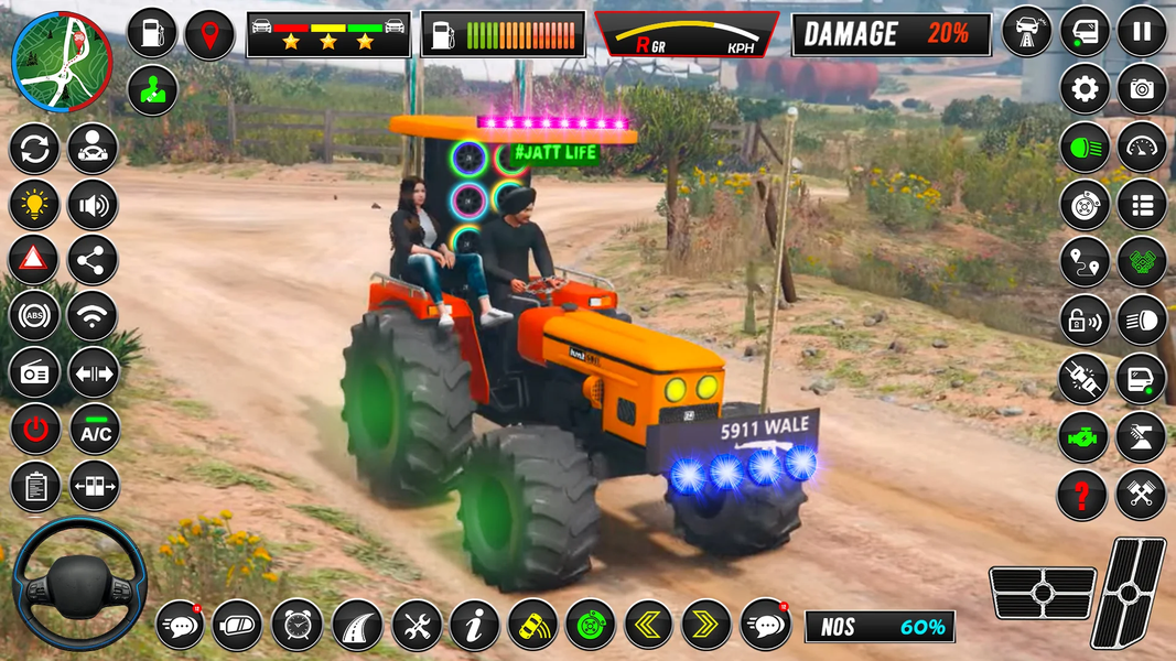 Indian Tractor Farming Life 3D - Gameplay image of android game