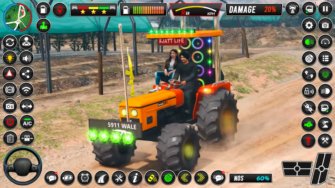 Indian Tractor Farming Life 3D - Gameplay image of android game