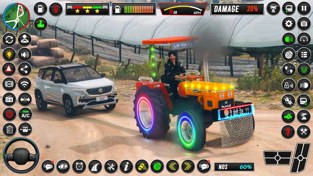 Indian Tractor Farming Life 3D - Gameplay image of android game