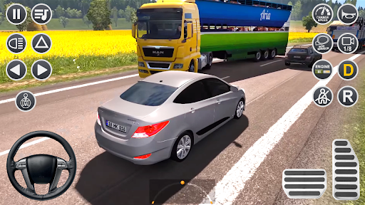 US Car Driving - Car Games ۳D - عکس بازی موبایلی اندروید