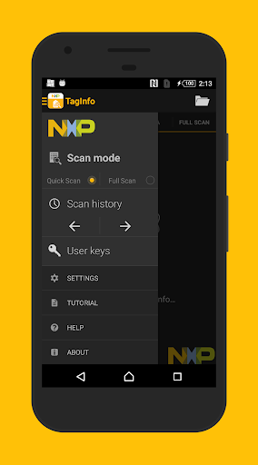 NFC TagInfo by NXP - عکس برنامه موبایلی اندروید