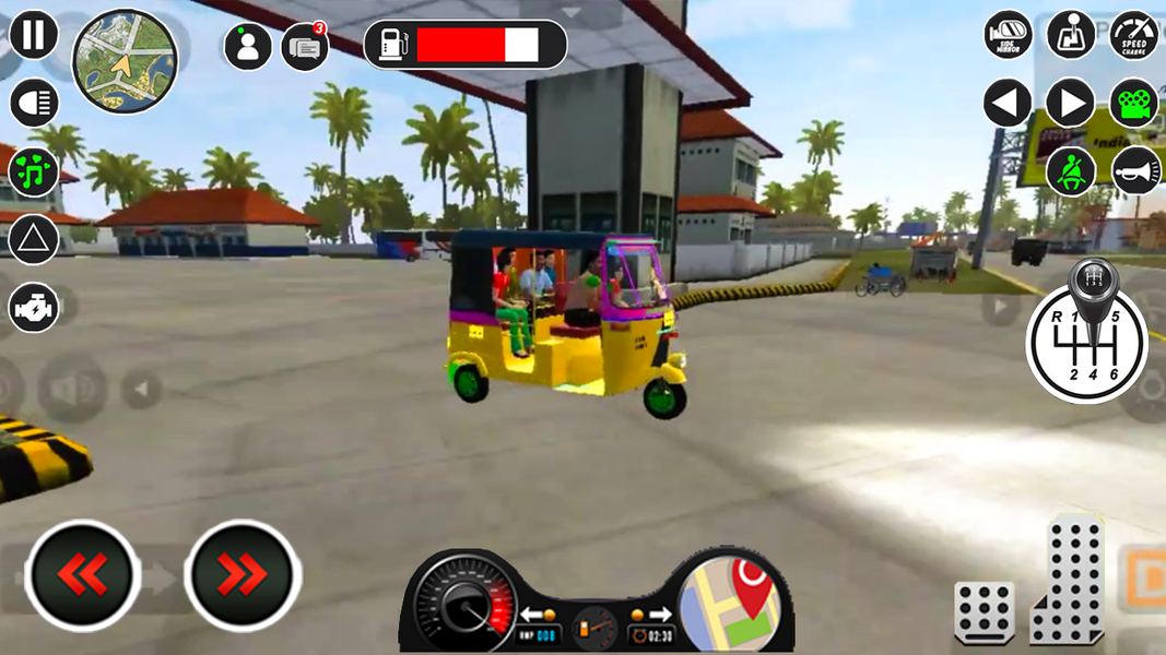 Modern Tuk Tuk Auto Driver 3D - Image screenshot of android app