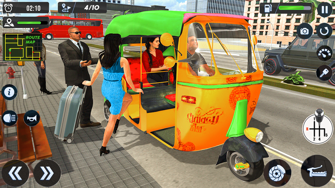 Modern Tuk Tuk Auto Driver 3D - Image screenshot of android app