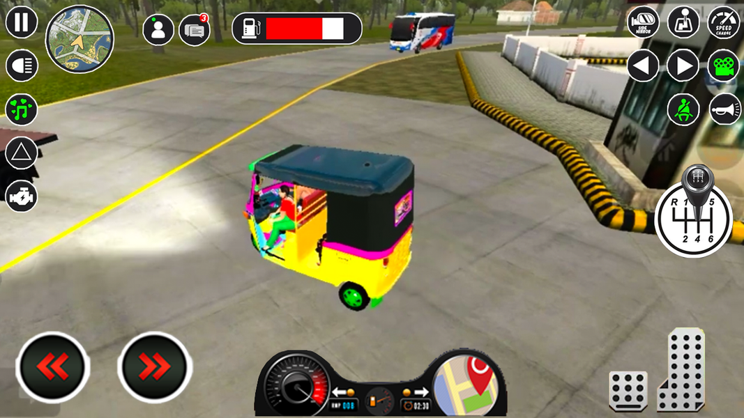 Modern Tuk Tuk Auto Driver 3D - Image screenshot of android app