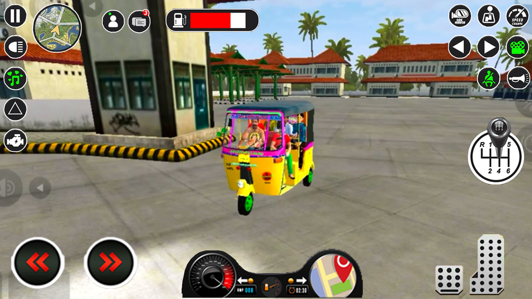 Modern Tuk Tuk Auto Driver 3D - Image screenshot of android app