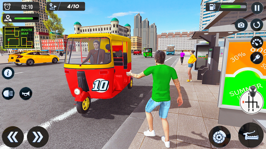 Modern Tuk Tuk Auto Driver 3D - Image screenshot of android app