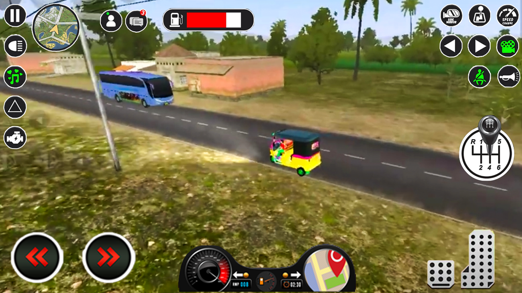 Modern Tuk Tuk Auto Driver 3D - Image screenshot of android app