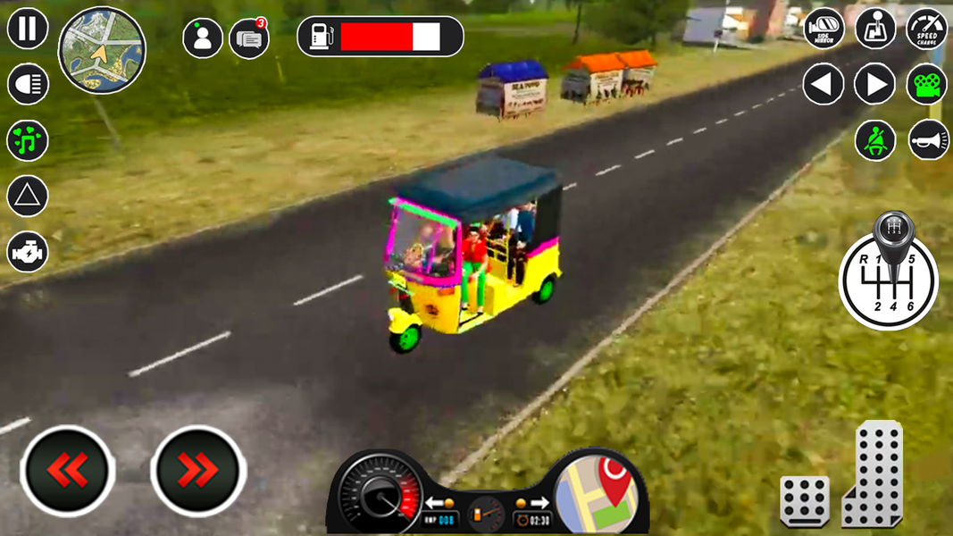 Modern Tuk Tuk Auto Driver 3D - Image screenshot of android app