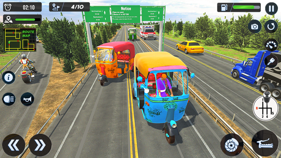 Modern Tuk Tuk Auto Driver 3D - Image screenshot of android app