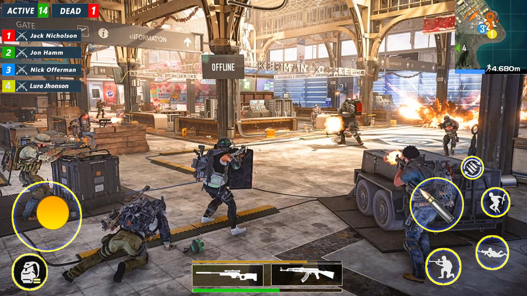 Encounter Ops: Survival Forces - Gameplay image of android game