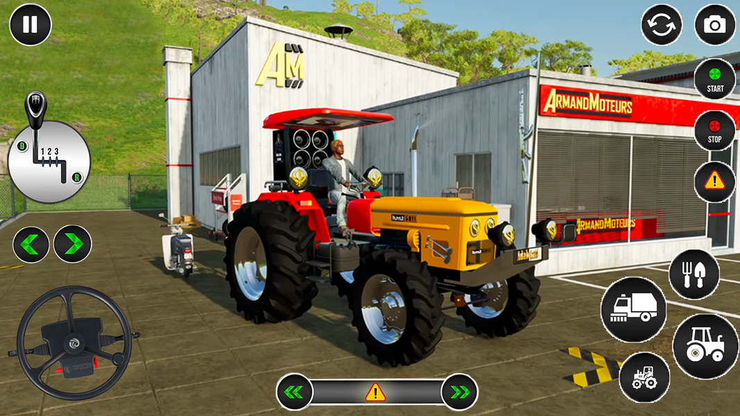 Real Farming Tractor Games 3D - Gameplay image of android game