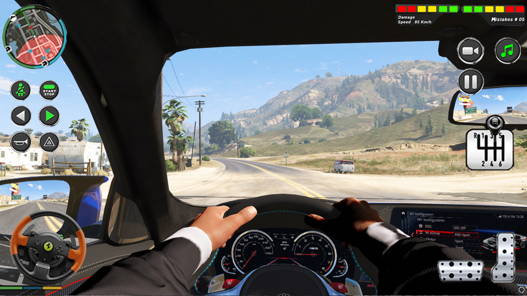 Modern Car Advance Driving ۳D - عکس بازی موبایلی اندروید