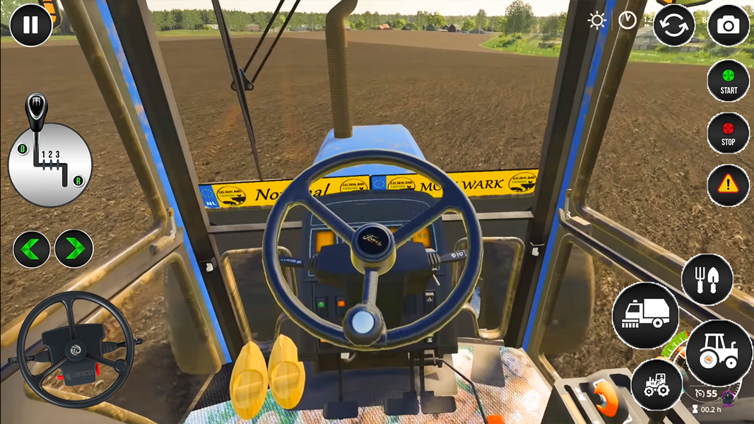 Real Tractor Heavy Cargo Drive - Gameplay image of android game