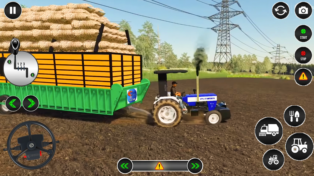 Real Tractor Heavy Cargo Drive - Gameplay image of android game