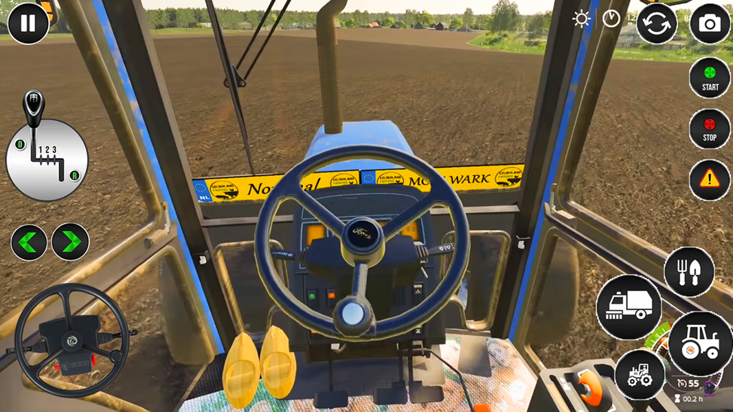 Real Tractor Heavy Cargo Drive - Gameplay image of android game