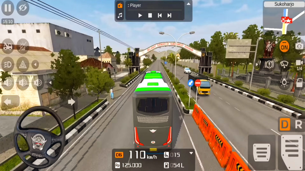 Bus Simulator: City Coach Game - عکس بازی موبایلی اندروید
