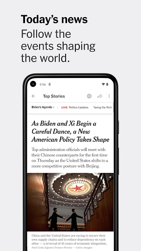 The New York Times – نیویورک تایمز - Image screenshot of android app