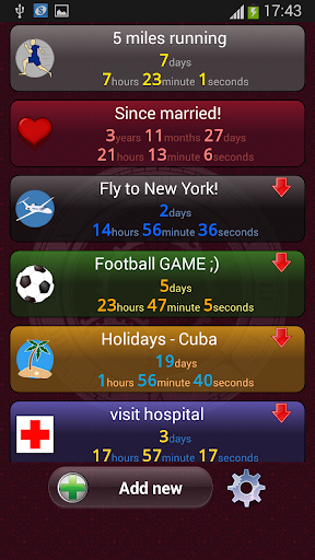 Countdown Chronometer & Widget - Image screenshot of android app