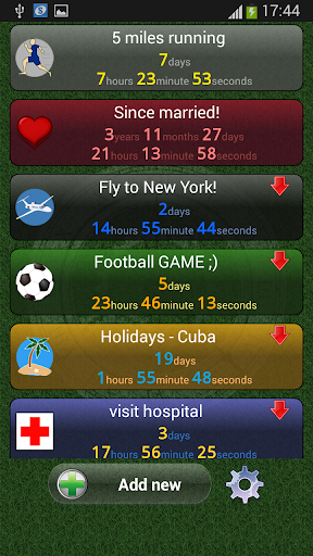 Countdown Chronometer & Widget - Image screenshot of android app