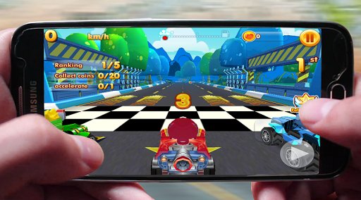 Starlight City Car Racer Traffic Maxks 3D - Gameplay image of android game