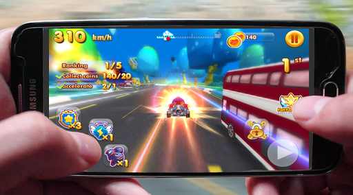 Starlight City Car Racer Traffic Maxks 3D - Gameplay image of android game