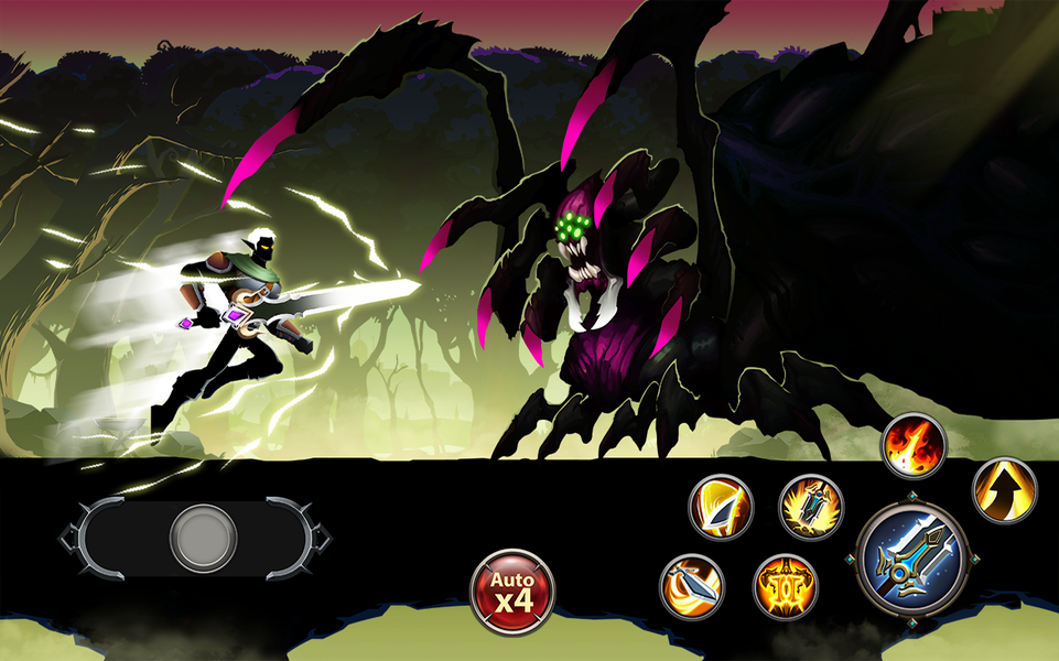 Shadow Legends - 2D Action RPG - Gameplay image of android game