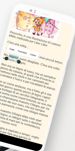 Italian Reading & Audiobooks - عکس برنامه موبایلی اندروید