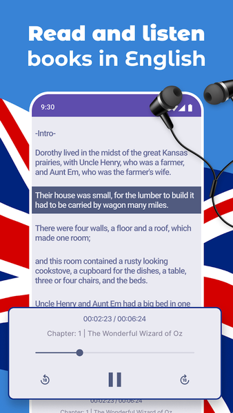 English Reading and Listening - عکس برنامه موبایلی اندروید