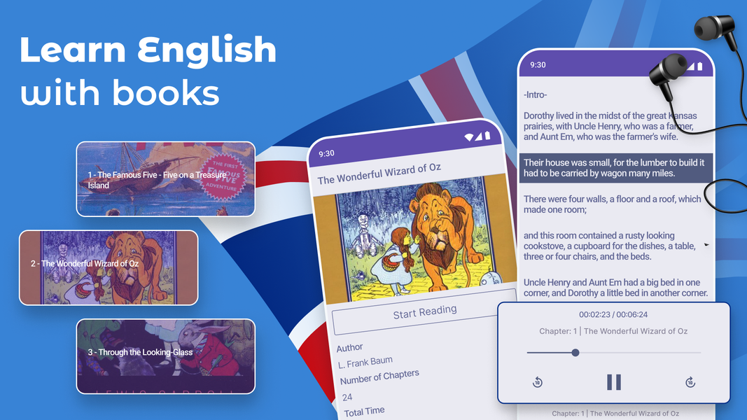 English Reading and Listening - عکس برنامه موبایلی اندروید