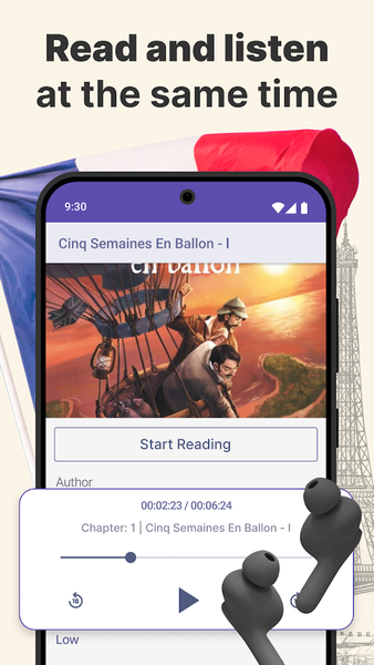 French Reading and Listening - Image screenshot of android app