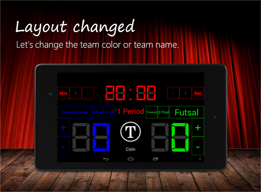 Scoreboard Futsal - Image screenshot of android app
