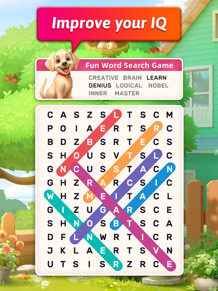 Daisy Word Search - عکس بازی موبایلی اندروید