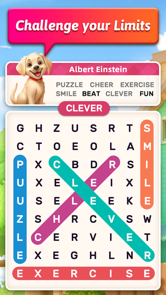 Daisy Word Search - Gameplay image of android game