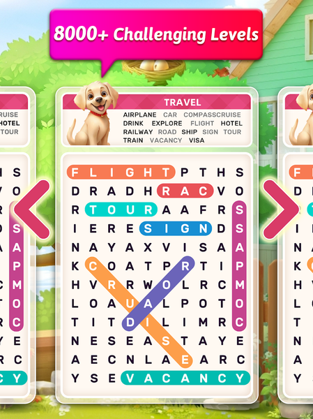 Daisy Word Search - عکس بازی موبایلی اندروید