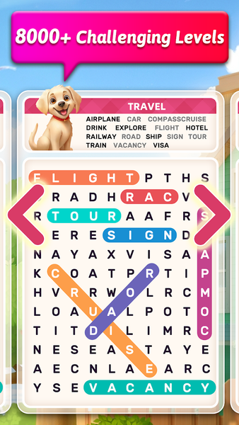 Daisy Word Search - عکس بازی موبایلی اندروید