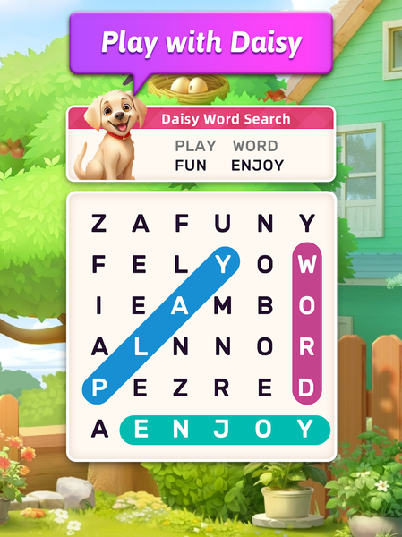 Daisy Word Search - عکس بازی موبایلی اندروید
