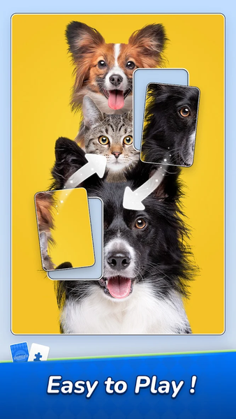 Jigsawcard Solitaire Puzzle - Gameplay image of android game