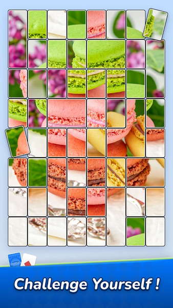 Jigsawcard Solitaire Puzzle - Gameplay image of android game