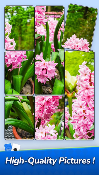 Jigsawcard Solitaire Puzzle - Gameplay image of android game