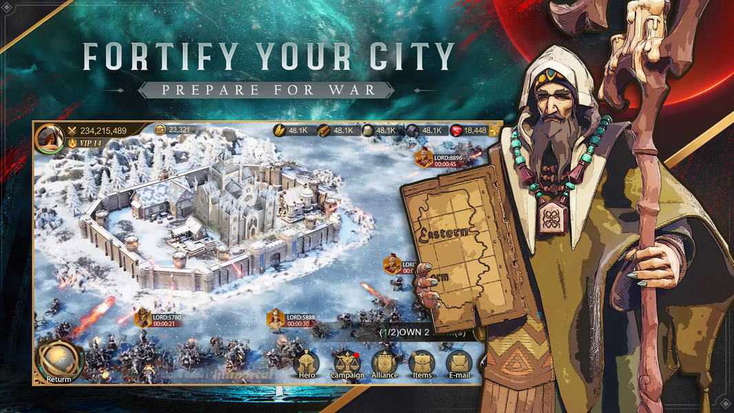 Land of Empires: Immortal - Gameplay image of android game