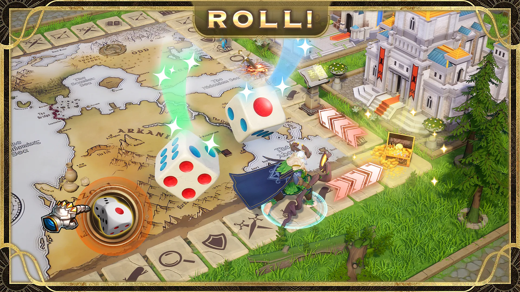 Land of Empires: Dice Hero - Gameplay image of android game