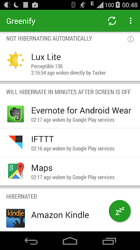 Greenify - Image screenshot of android app