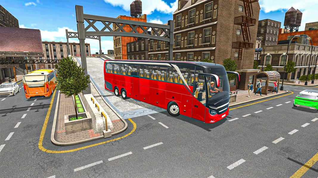 Bus Simulator: Coach Games ۳D - عکس بازی موبایلی اندروید