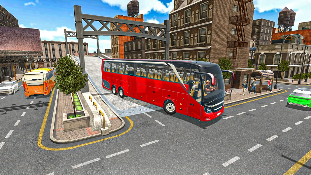 Bus Simulator: Coach Games 3D - Gameplay image of android game