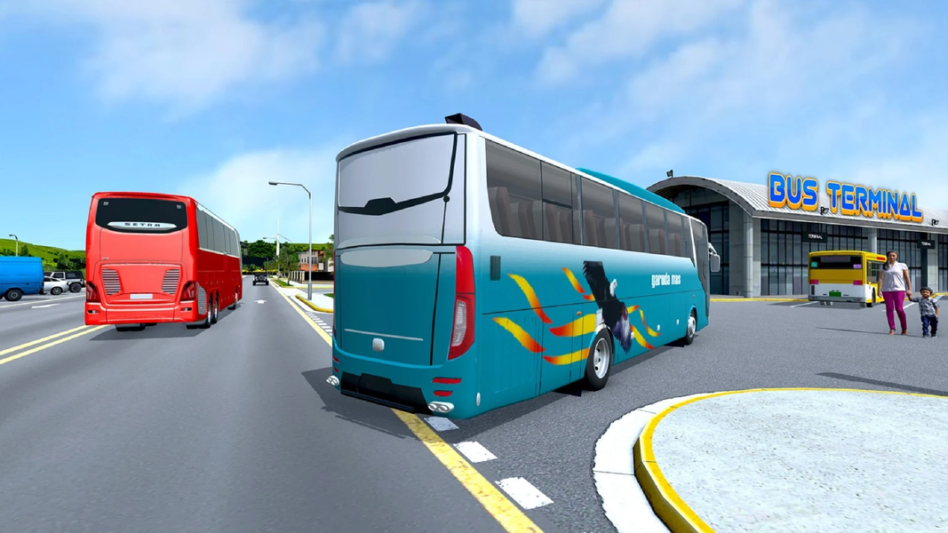 Bus Simulator: Coach Games 3D - Gameplay image of android game
