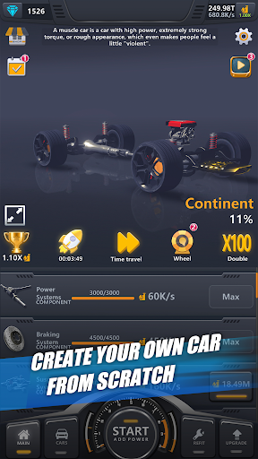 Idle Assemble:Car - Gameplay image of android game