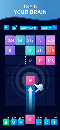 2048 Best Merge Block Puzzle Game - Gameplay image of android game