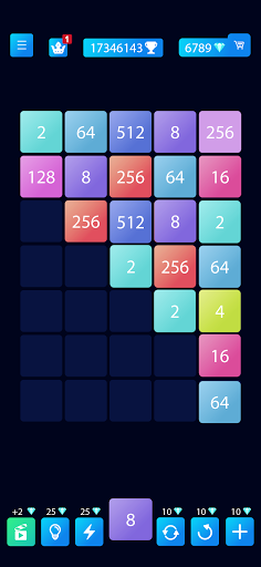 2048 Best Merge Block Puzzle Game - Gameplay image of android game