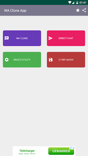 Clone App for whats - Status saver - Image screenshot of android app