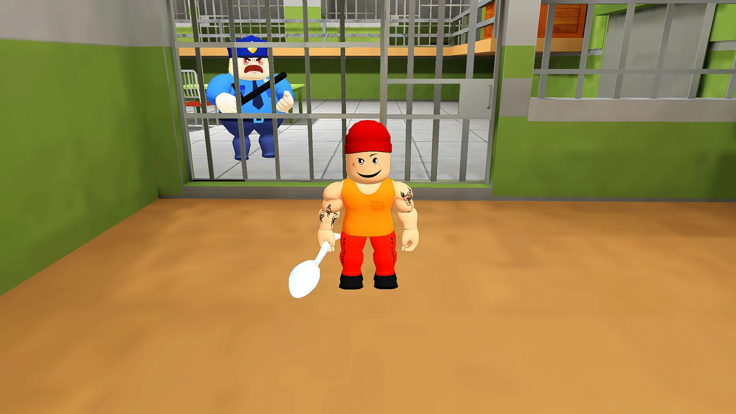 Obby Escape: Prison Breakout - Gameplay image of android game